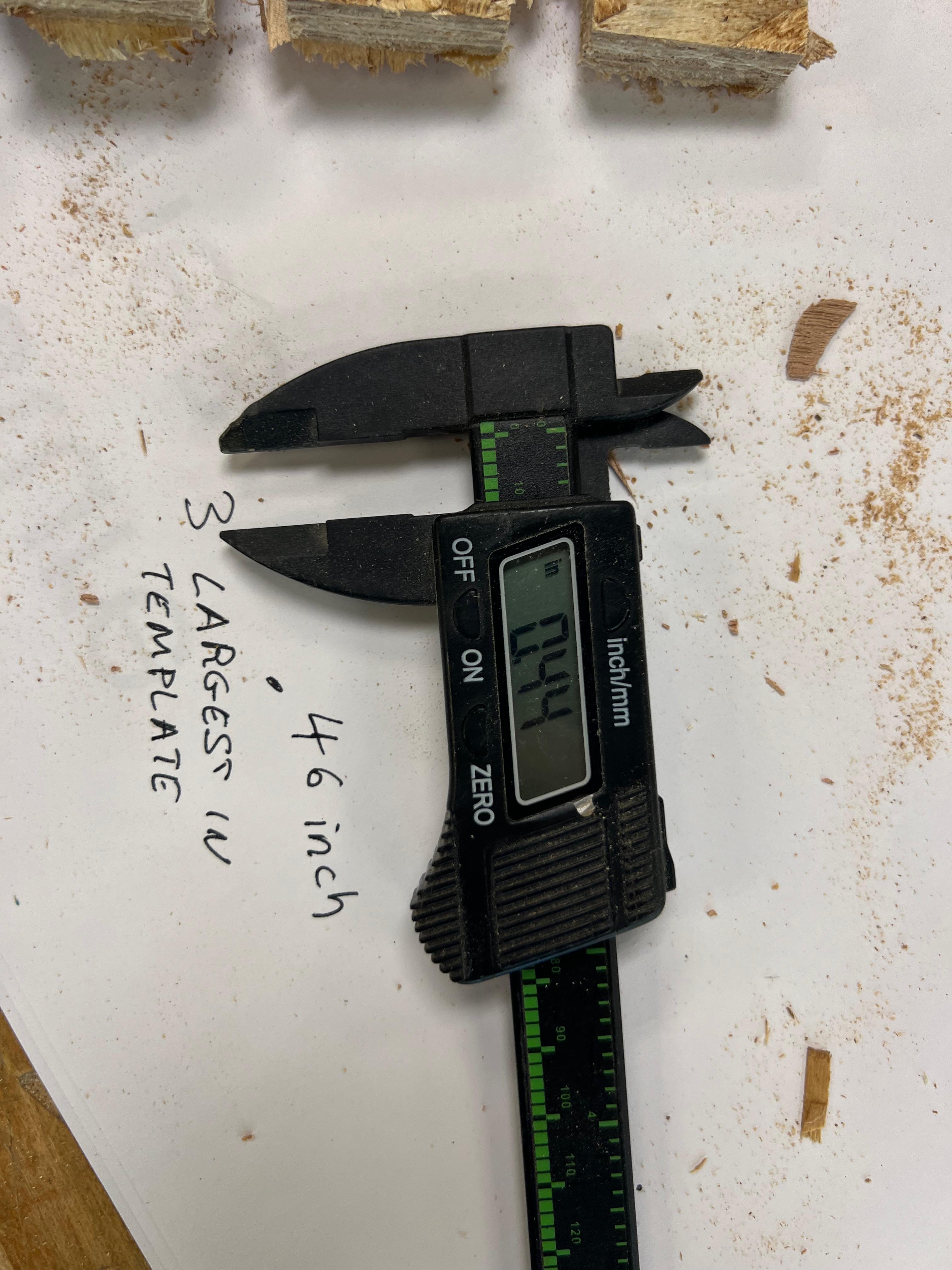 Measuring plywood stock dimensions